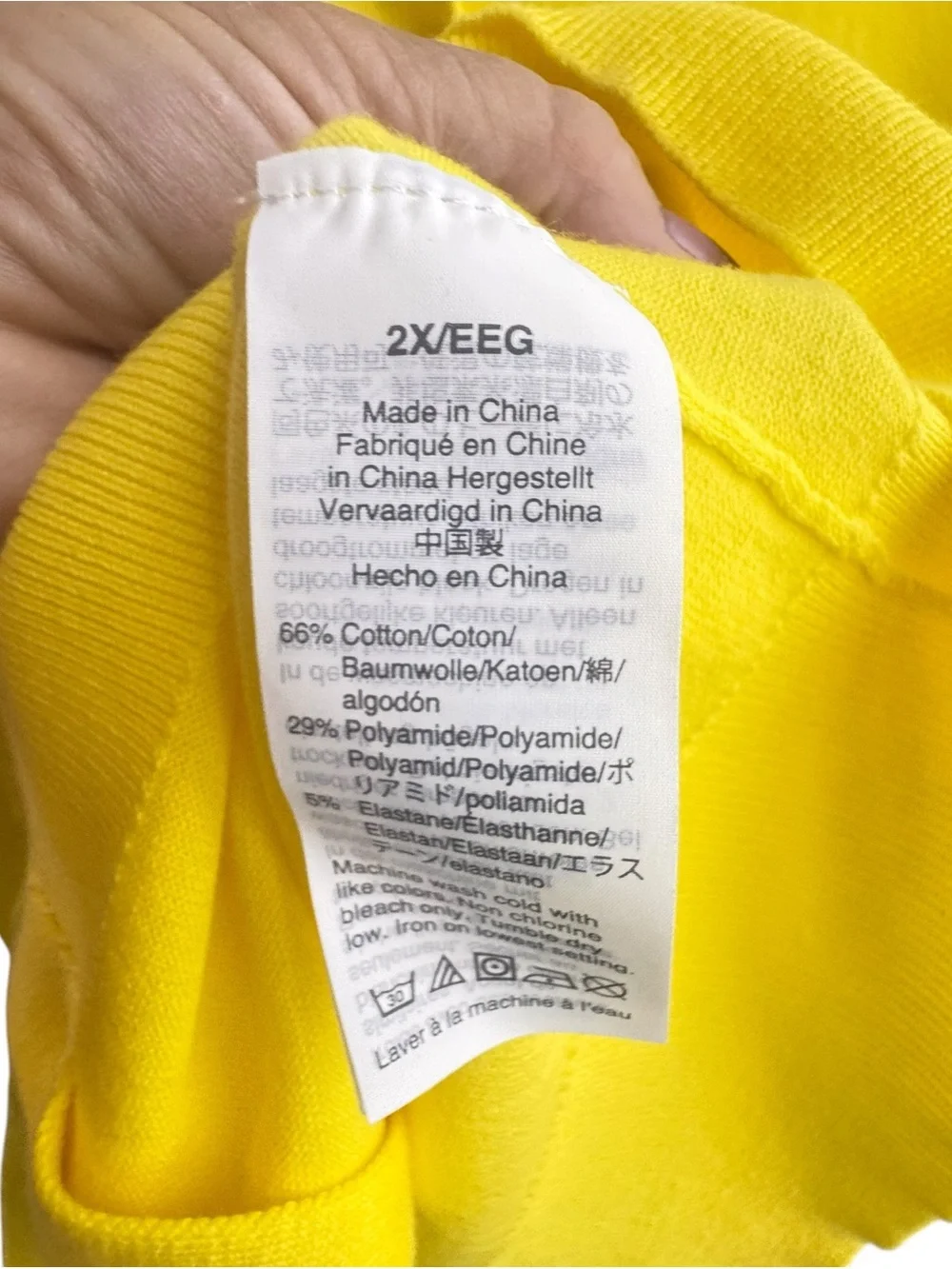 J. Crew Jackie Cotton Blend Cardigan Sweater Yellow 2X E8447